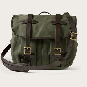 Filson medium rugged twill field bag-otter green